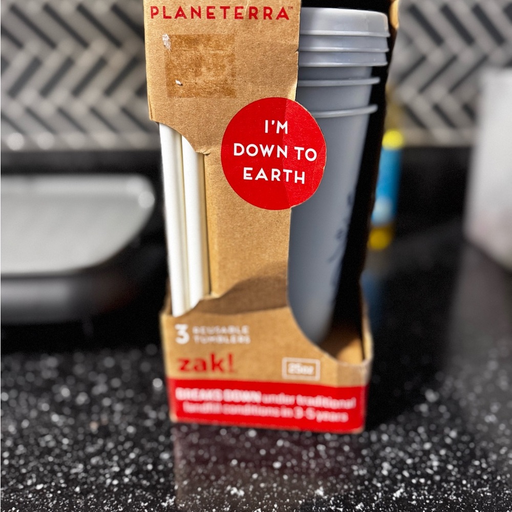 Gray Reusable Tumblers
